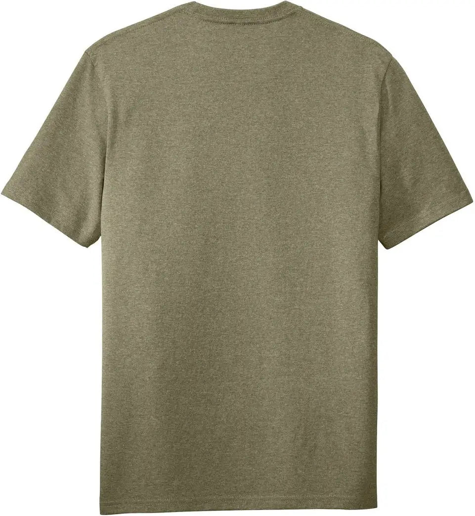 District Dt8000 Re-tee - Light Olive Heather - Adult Xs