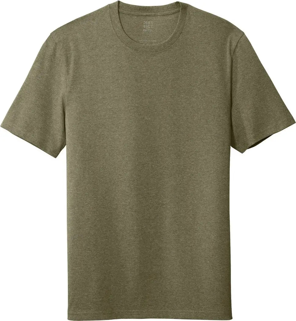 District Dt8000 Re-tee - Light Olive Heather