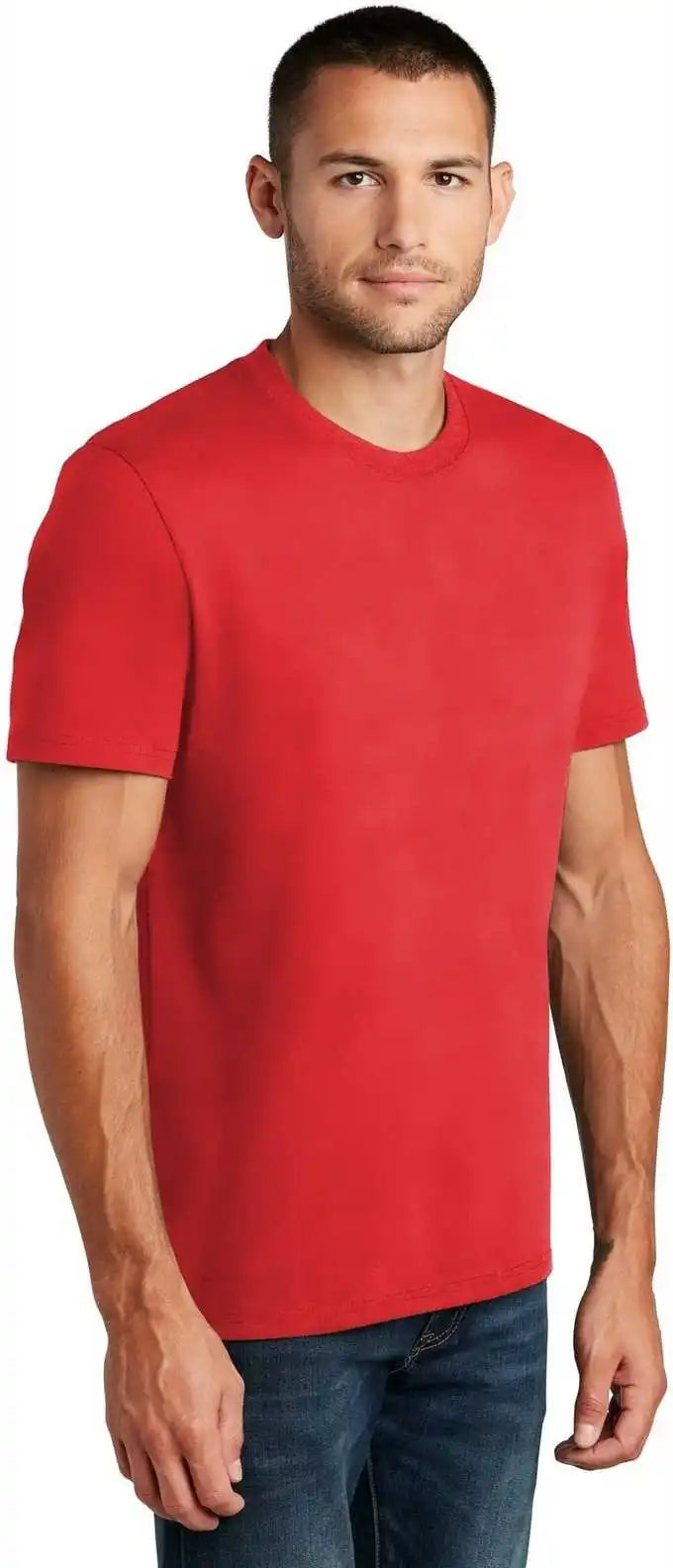 District Dt8000 Re Tee Ruby Red