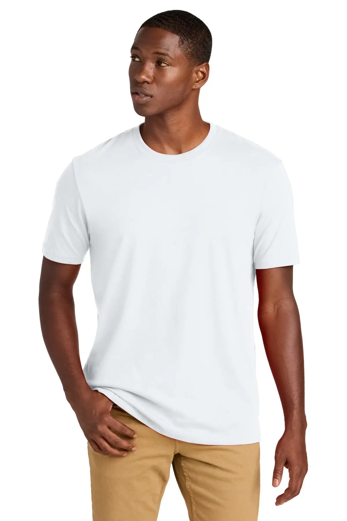 District Dt8000 Re-tee - White - Adult Xs