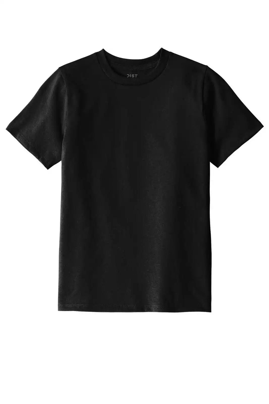 District Dt8000y Youth Re-tee - Black