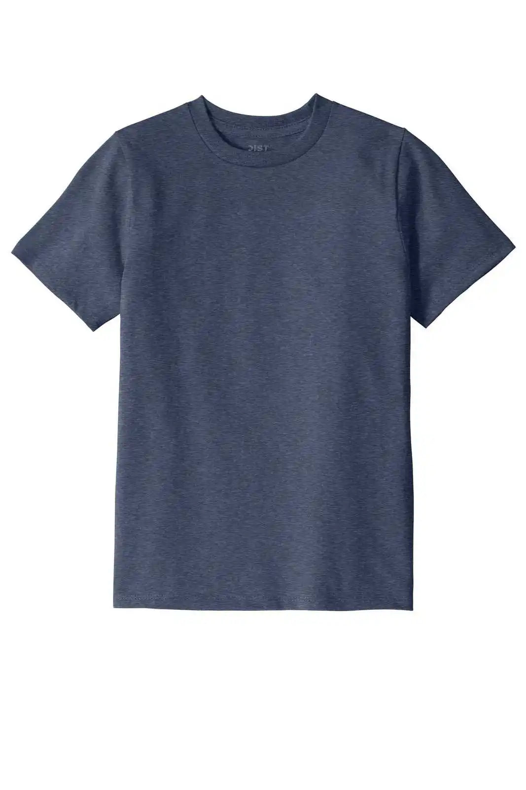 District Dt8000y Youth Re-tee - Heathered Navy