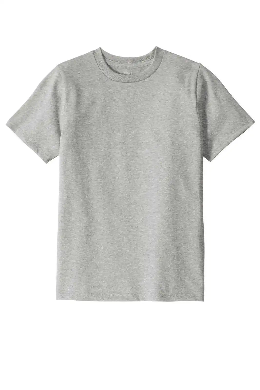 District Dt8000y Youth Re-tee - Light Heather Grey