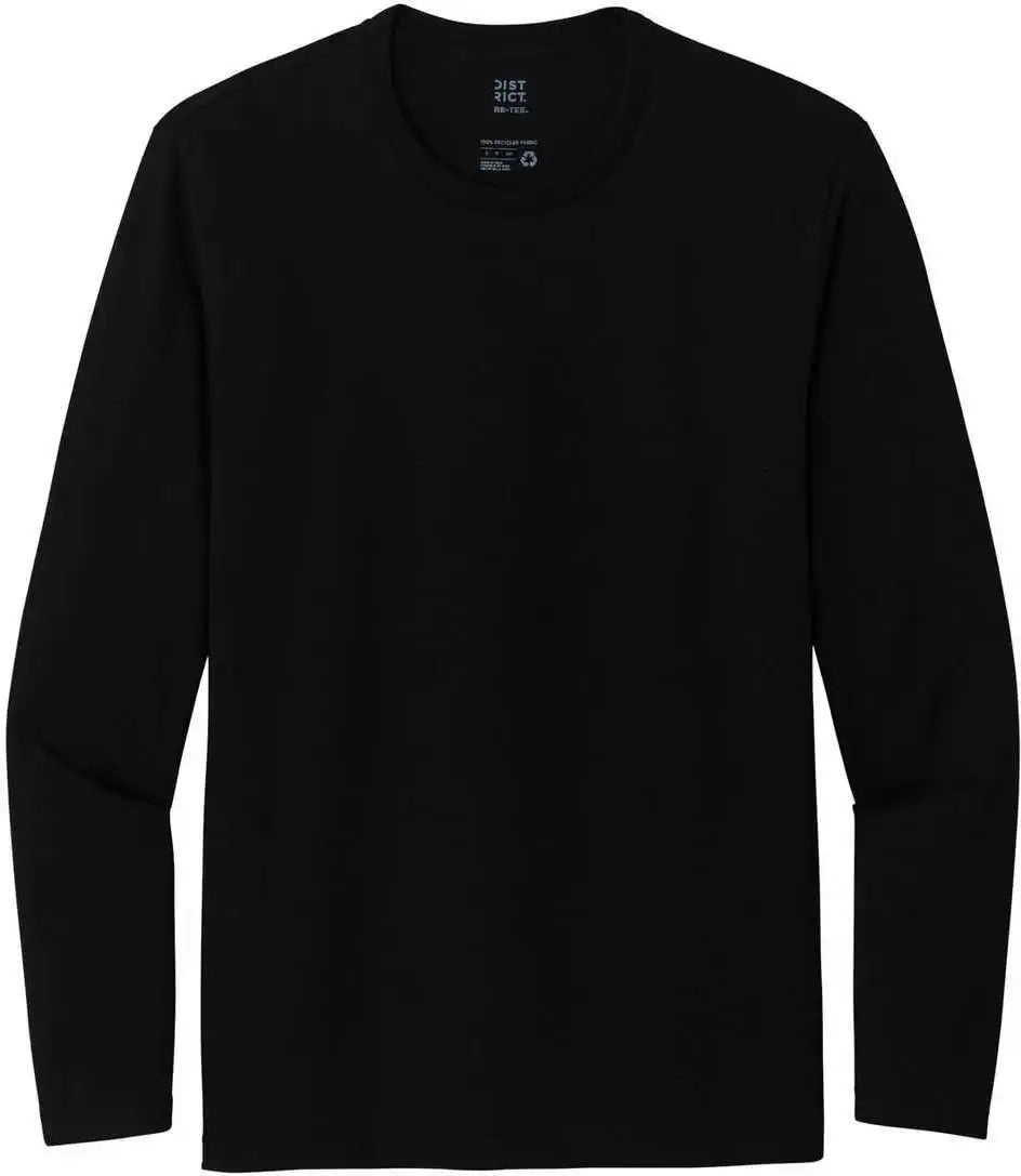 District Dt8003 Re Tee Long Sleeve Black