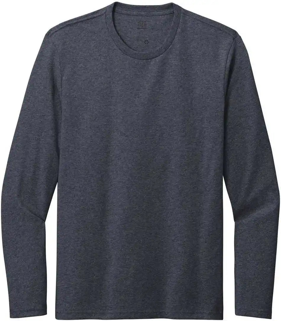 District Dt8003 Re Tee Long Sleeve Heathered Navy