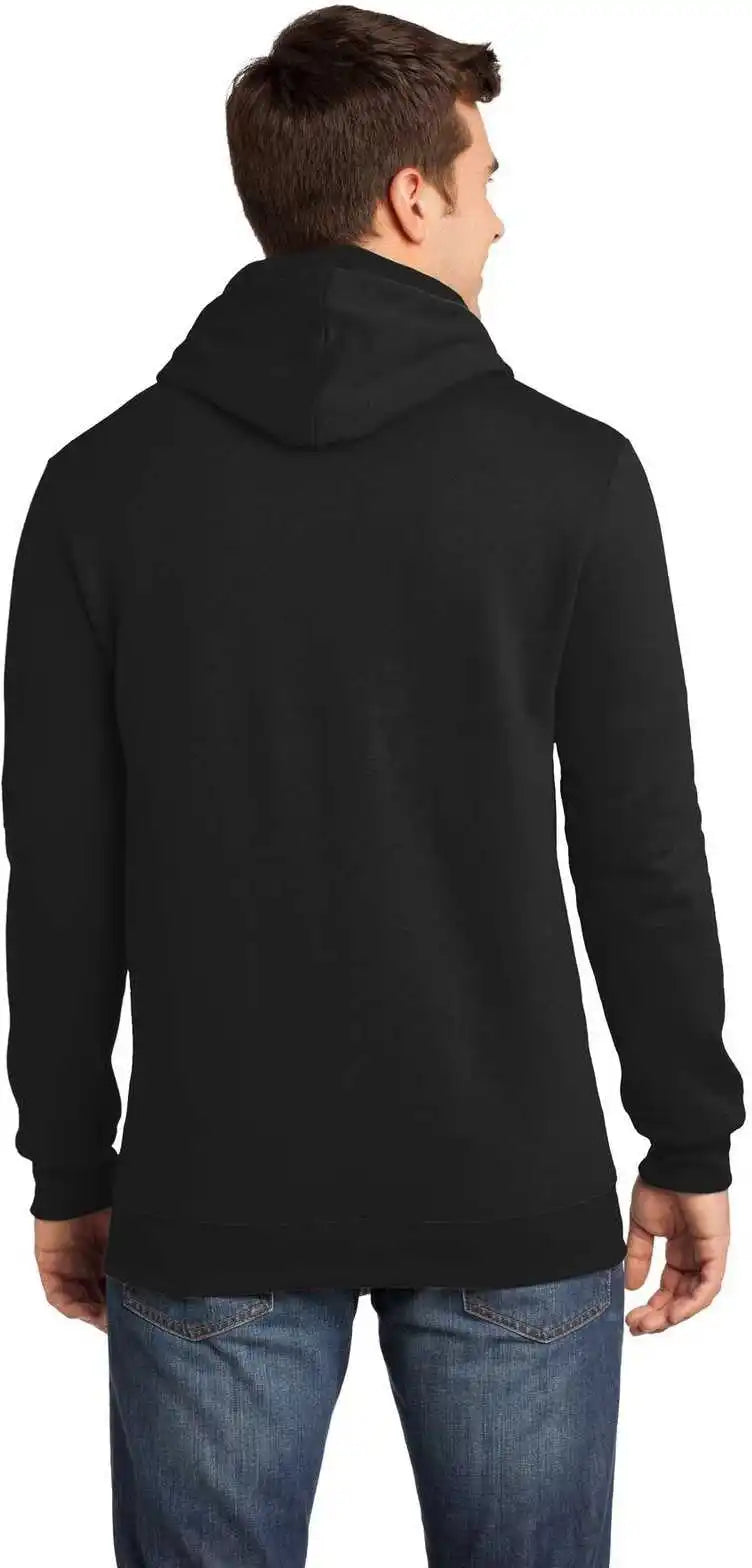 District Dt810 the Concert Fleece Hoodie Black