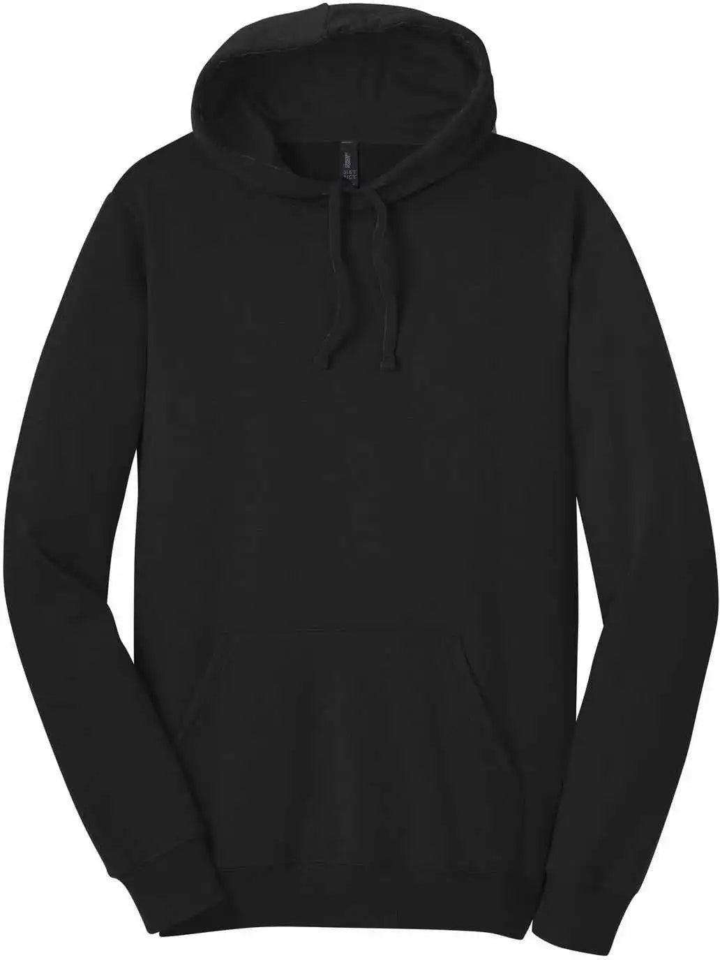 District Dt810 the Concert Fleece Hoodie Black