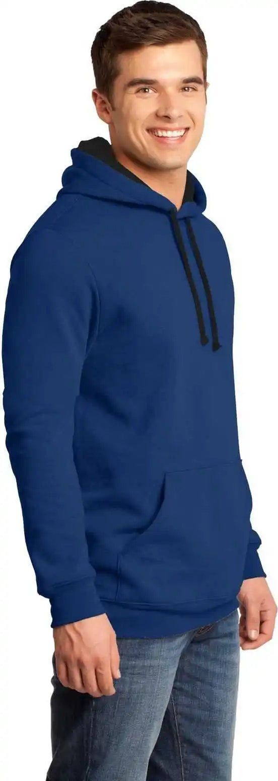 District Dt810 the Concert Fleece Hoodie Deep Royal