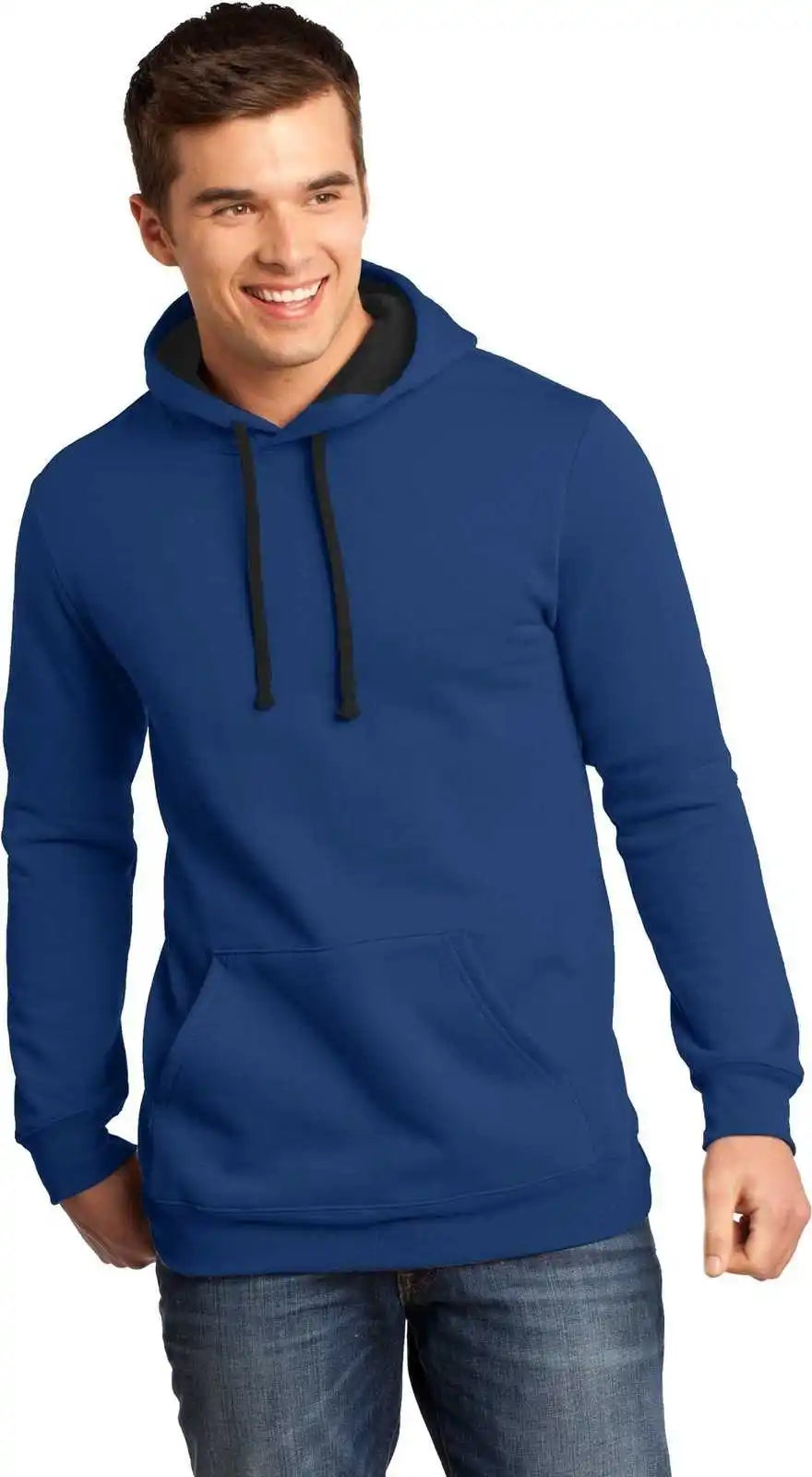 District Dt810 the Concert Fleece Hoodie - Deep Royal
