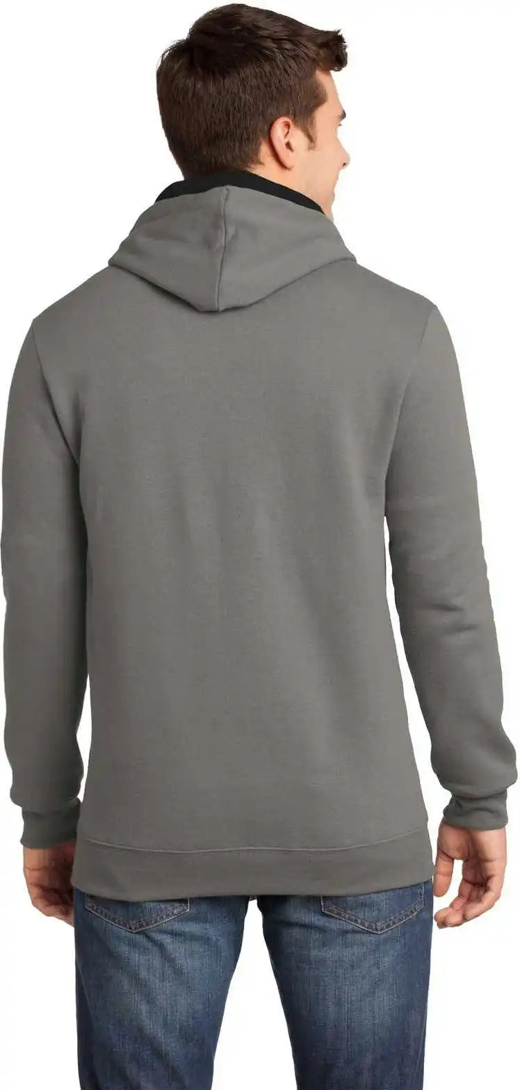 District Dt810 the Concert Fleece Hoodie Gray