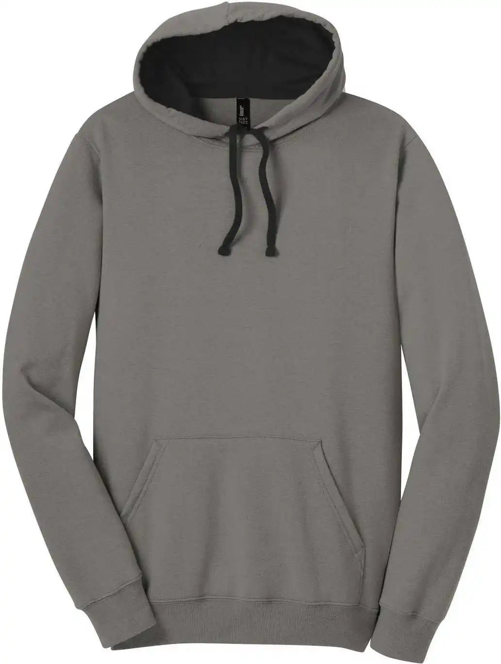 District Dt810 the Concert Fleece Hoodie Gray