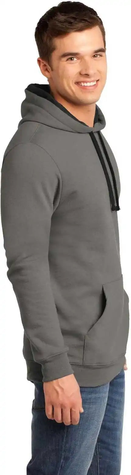 District Dt810 the Concert Fleece Hoodie Gray