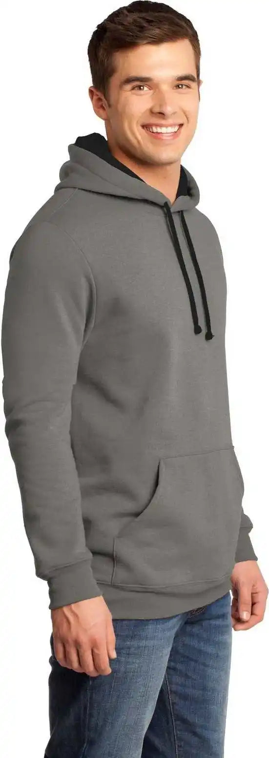 District Dt810 the Concert Fleece Hoodie Gray