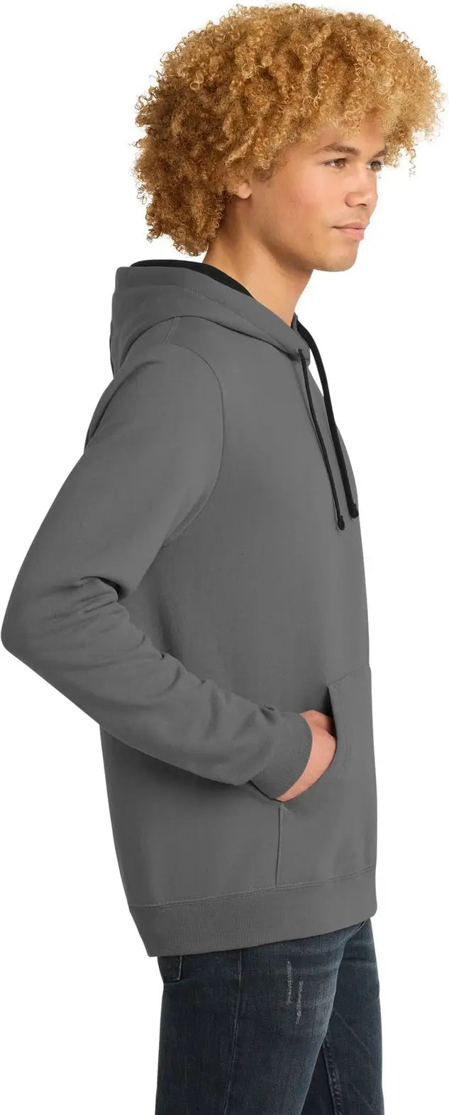 District Dt810 the Concert Fleece Hoodie - Gray