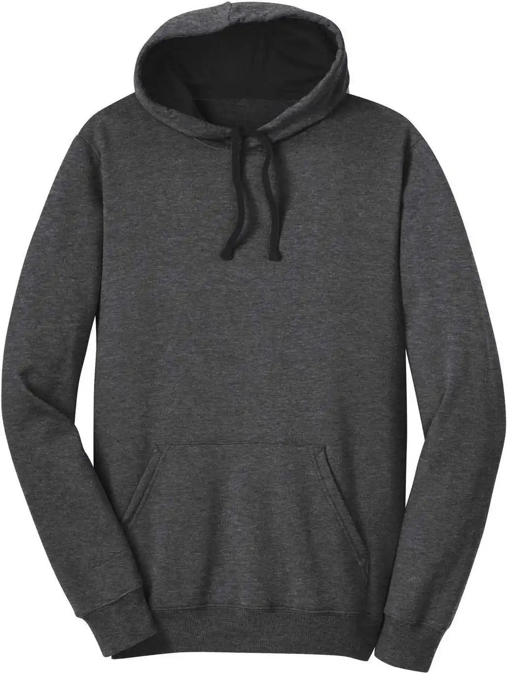 District Dt810 the Concert Fleece Hoodie Heathered Charcoal