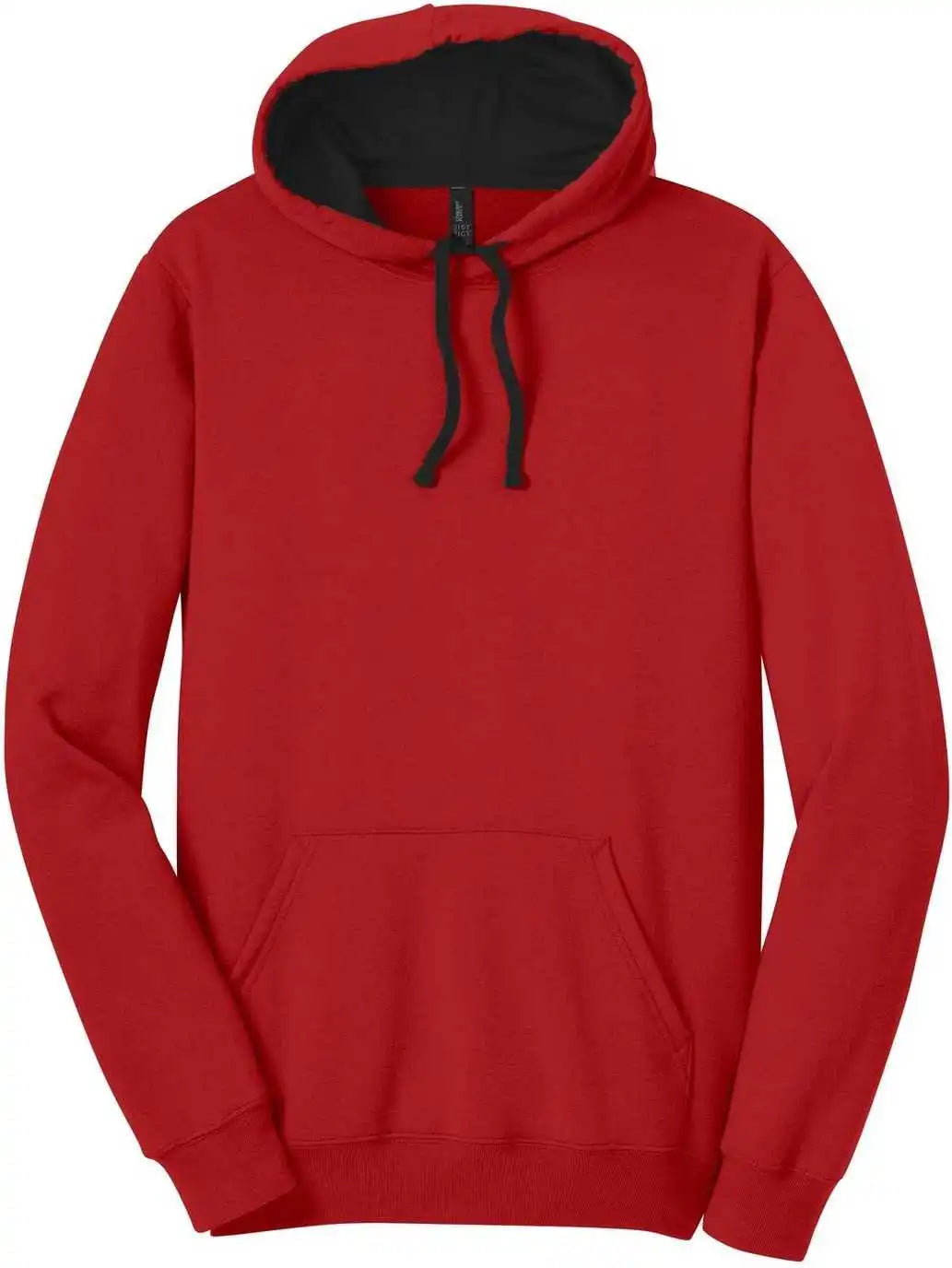 District Dt810 the Concert Fleece Hoodie New Red