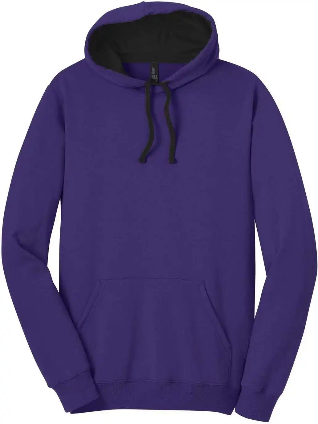 District Dt810 the Concert Fleece Hoodie Purple
