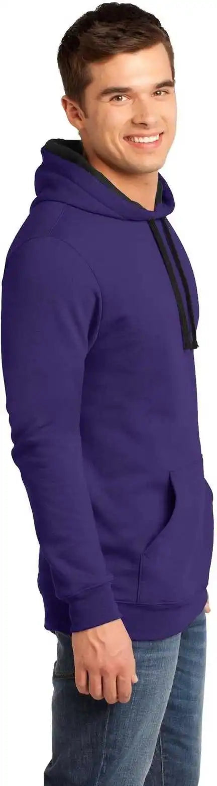 District Dt810 the Concert Fleece Hoodie Purple