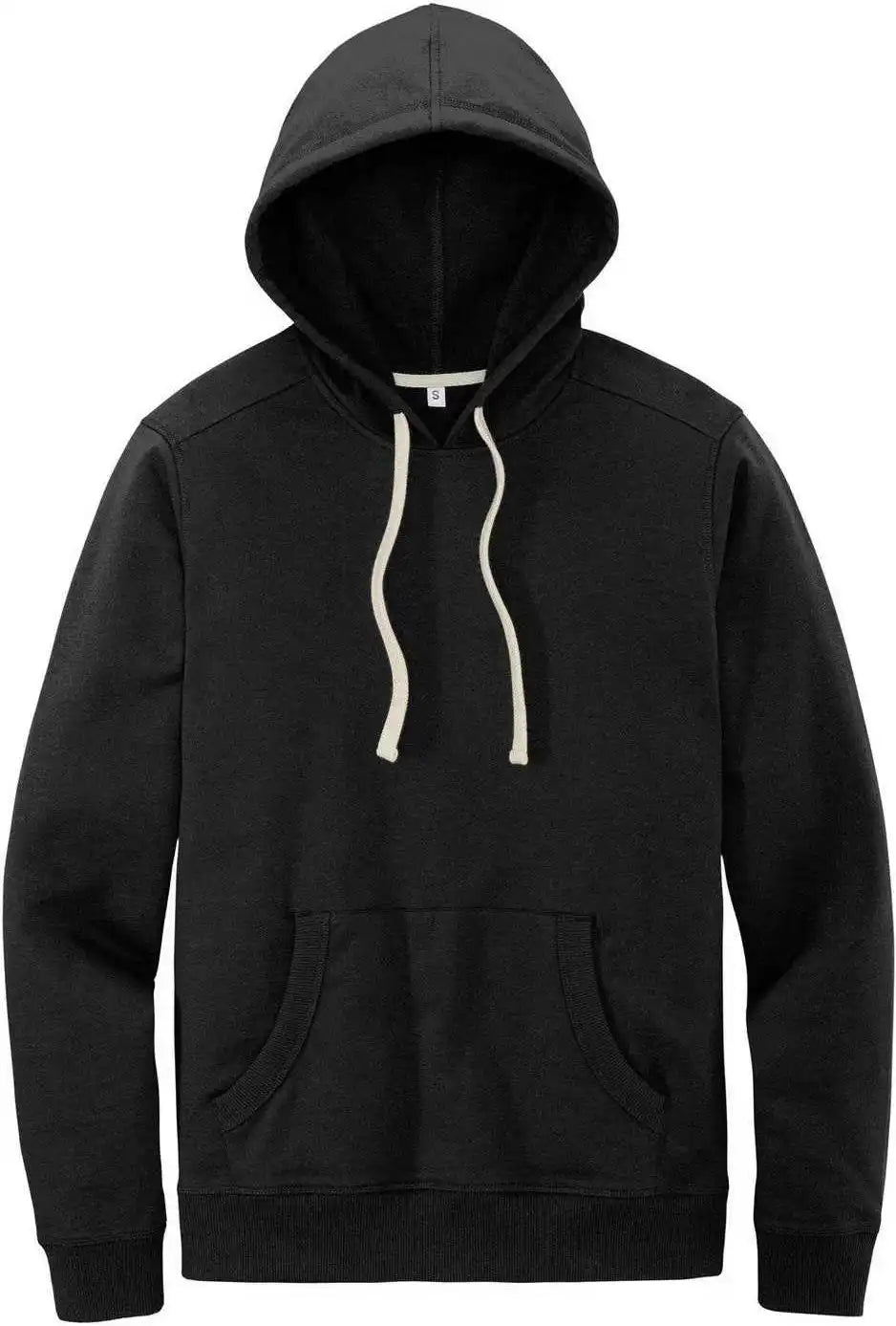 District Dt8100 Re Fleece Hoodie Black