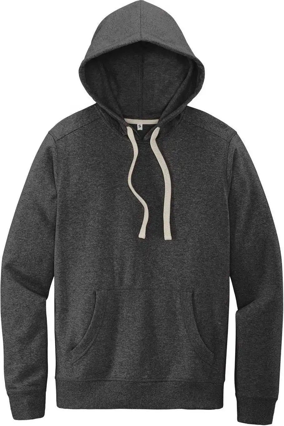 District Dt8100 Re Fleece Hoodie Charcoal Heather