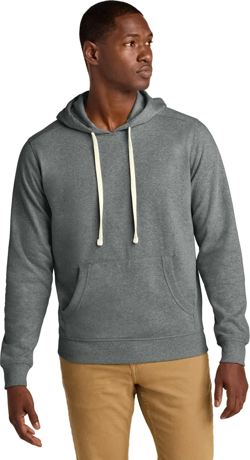 District Dt8100 Re-fleece Hoodie - Deep Gray Heather - Adult Xs