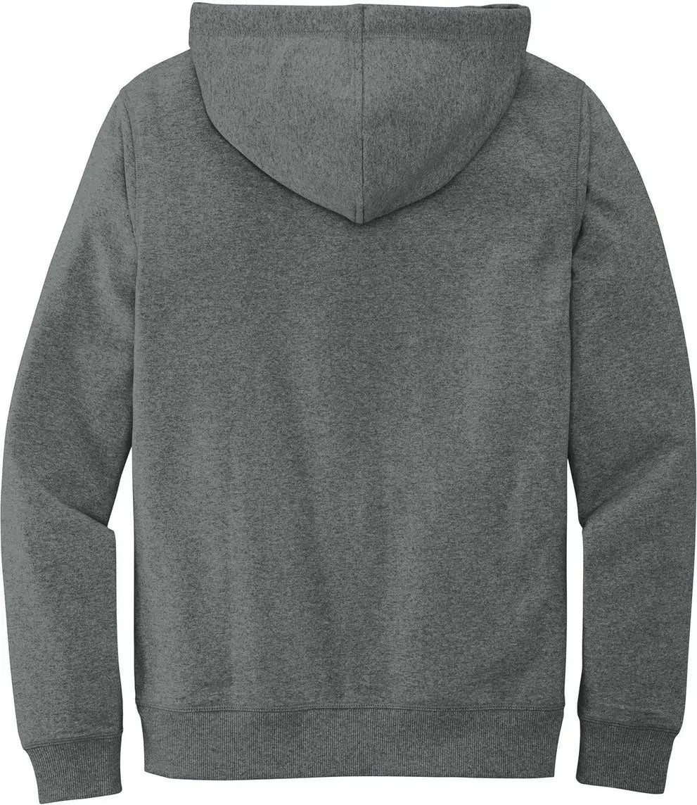 District Dt8100 Re-fleece Hoodie - Deep Gray Heather