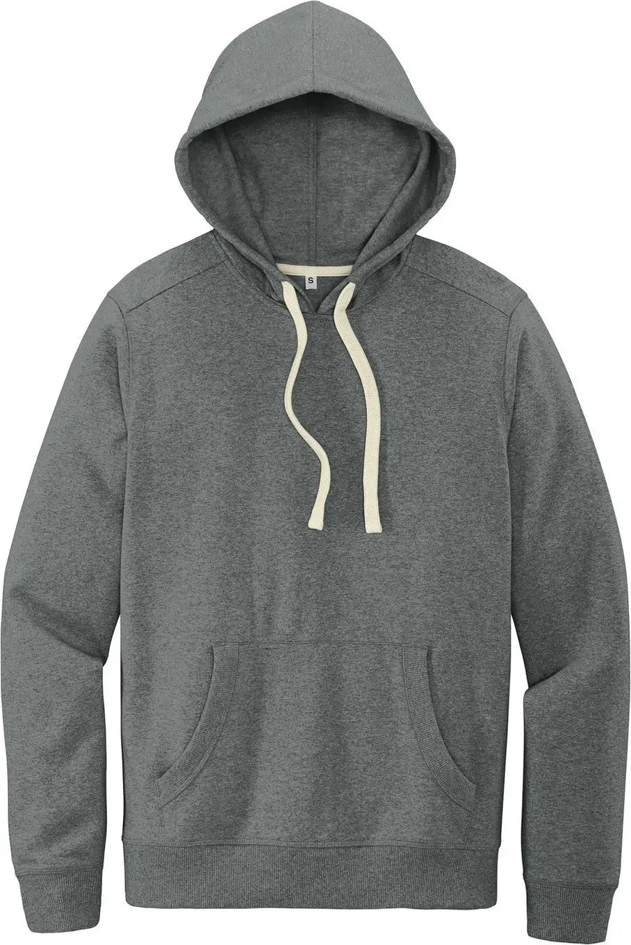 District Dt8100 Re-fleece Hoodie - Deep Gray Heather