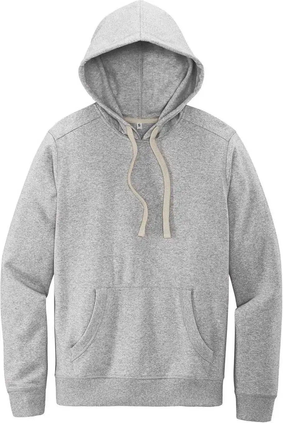 District Dt8100 Re Fleece Hoodie Light Heather Gray