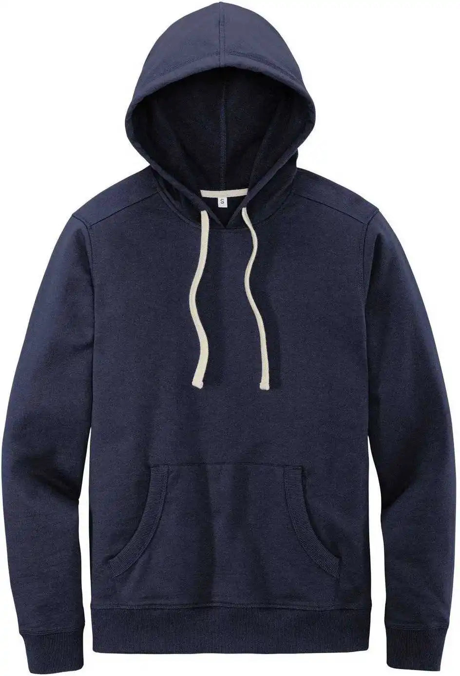 District Dt8100 Re Fleece Hoodie True Navy