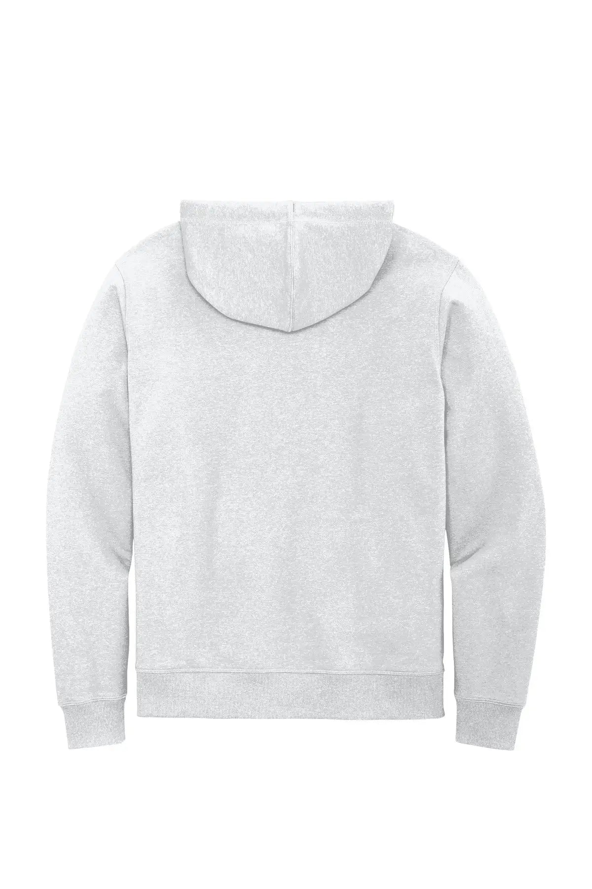 District Dt8102 Re-fleece Full-zip Hoodie - Ash