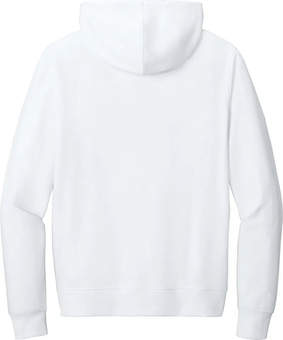 District Dt8102 Re-fleece Full-zip Hoodie - White