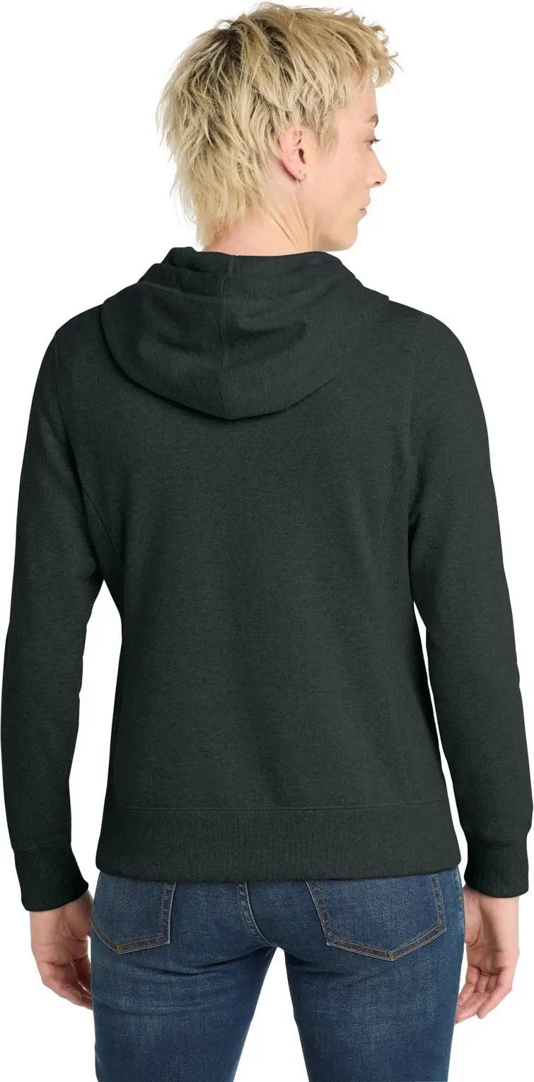 District Dt8103 Women’s Re-fleece Full-zip Hoodie - Charcoal Heather