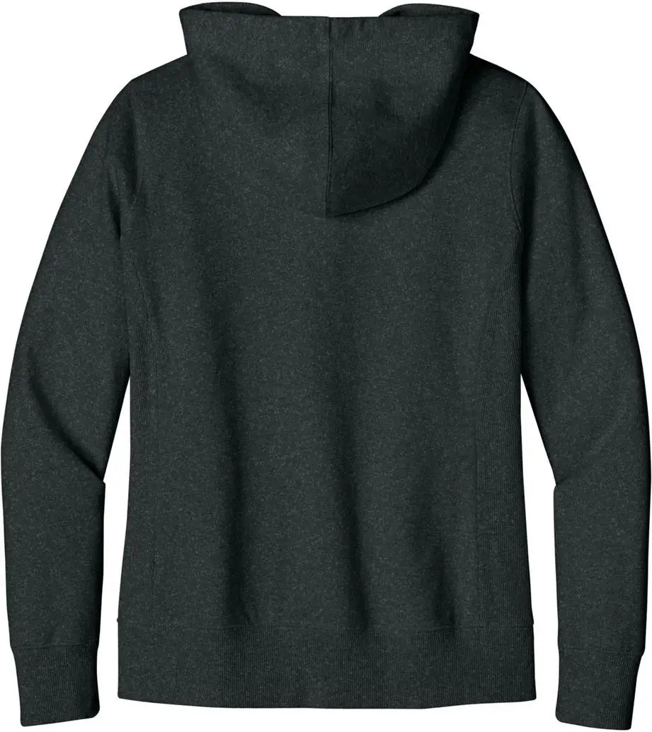 District Dt8103 Women’s Re-fleece Full-zip Hoodie - Charcoal Heather