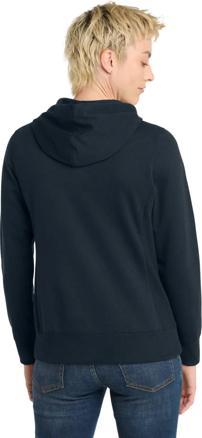 District Dt8103 Women’s Re-fleece Full-zip Hoodie - True Navy