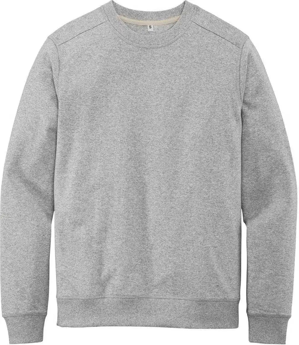 District Dt8104 Re Fleece Crew Light Heather Gray