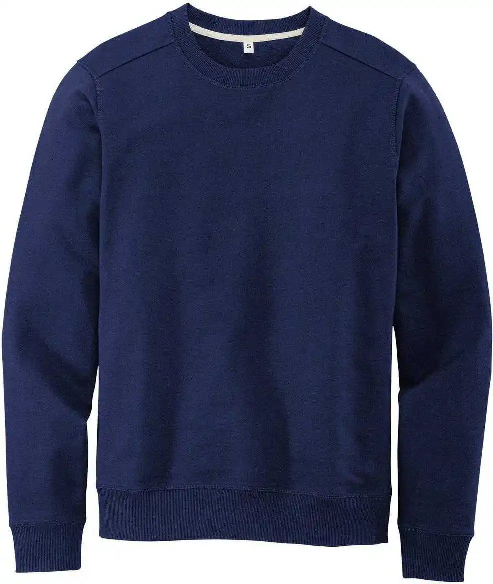 District Dt8104 Re Fleece Crew True Navy