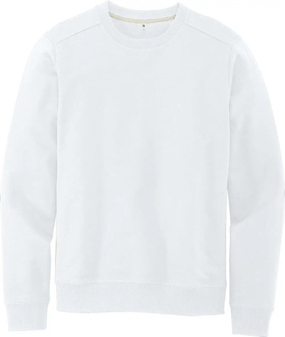 District Dt8104 Re-fleece Crew - White