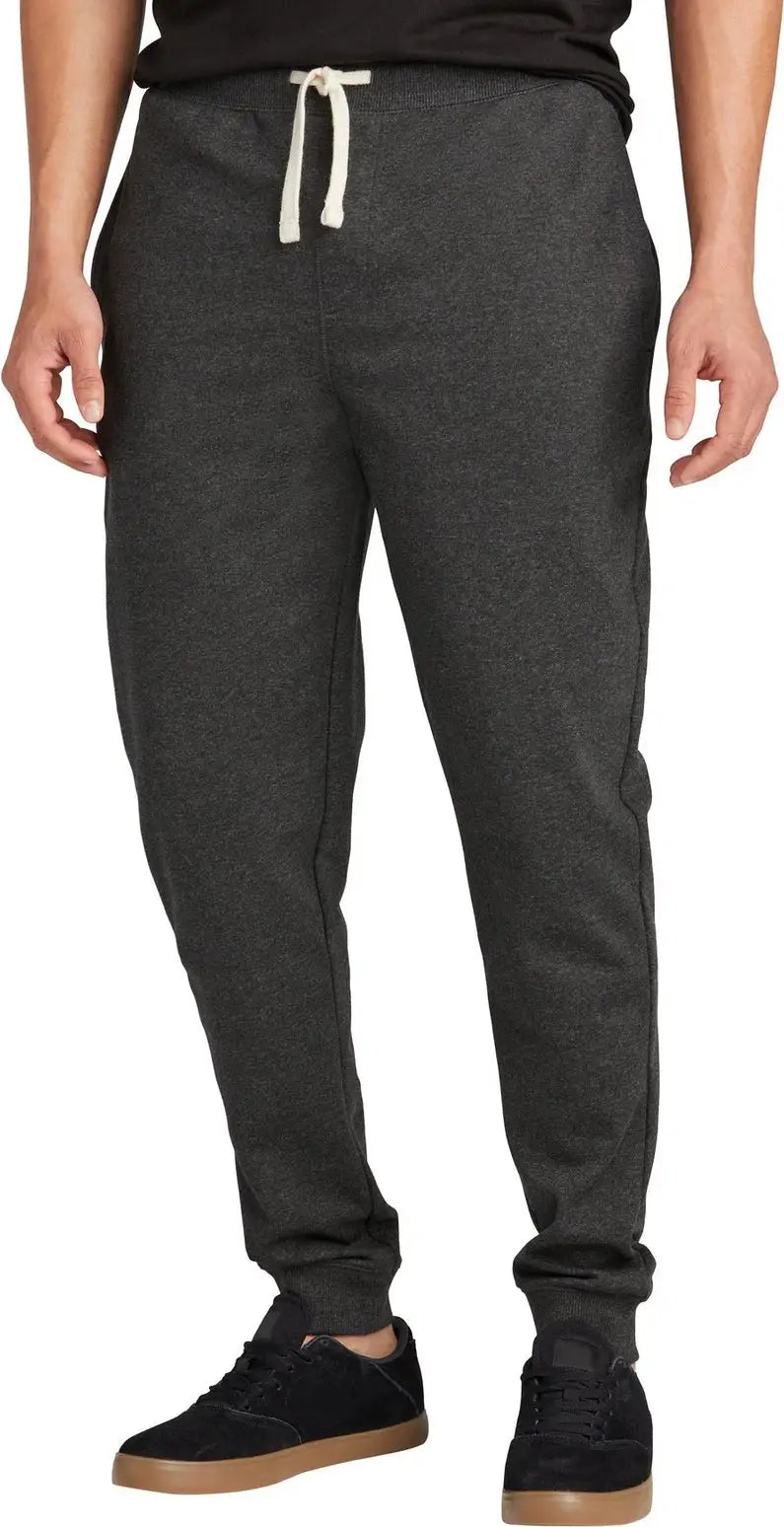 District Dt8107 Re-fleece Jogger - Charcoal Heather