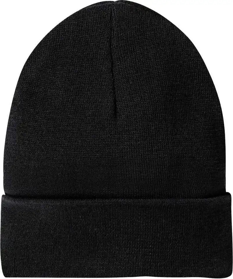 District Dt815 Re-beanie - Black - Adult Osfm