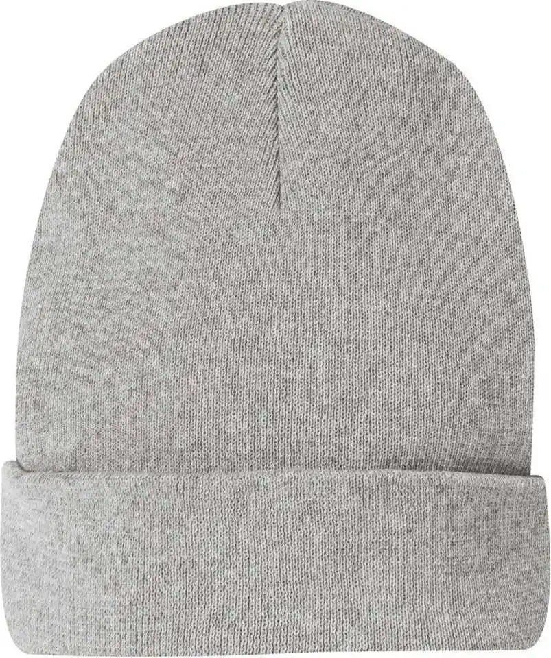 District Dt815 Re-beanie - Light Heather Grey - Gray / Adult Osfm