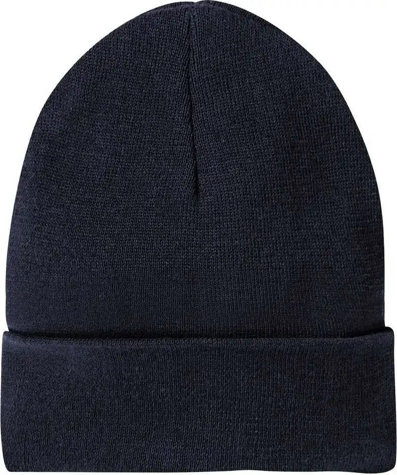 District Dt815 Re-beanie - True Navy - Adult Osfm