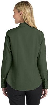 Dk Cactus Grn Port Authority Women's Crosshatch Easy Care Shirt. L640