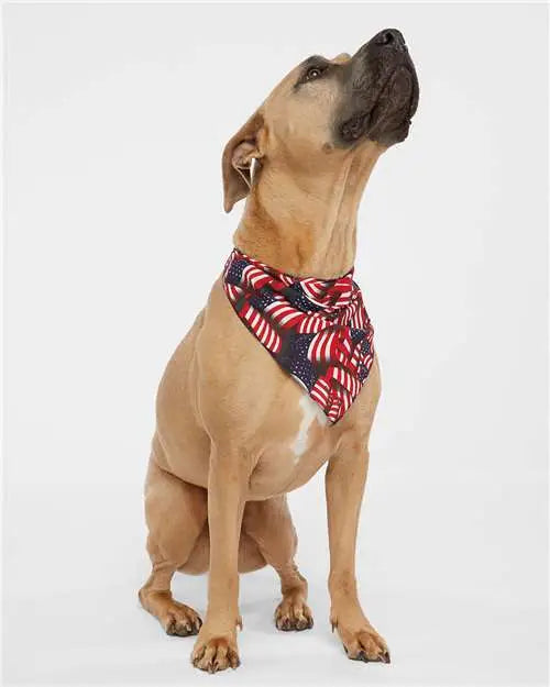 Doggie Skins 3905 Usa-made Bandana - Flag - Multi-colored / one Size Fits Most