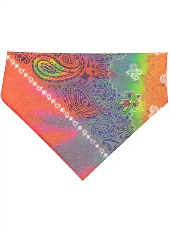 Doggie Skins 3905 Usa-made Bandana - Tye-dye Paisley - Multi-colored / one Size Fits Most