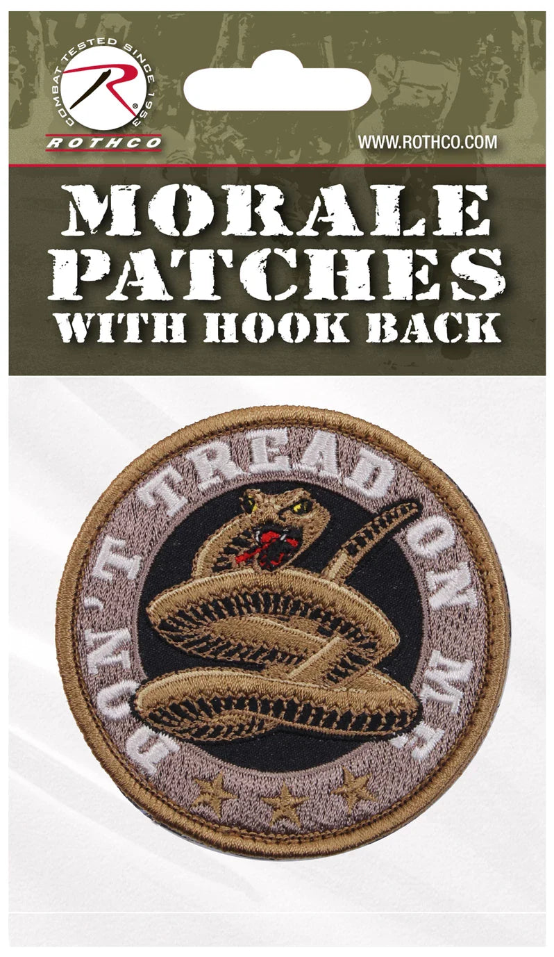 Don’t Tread on me Round Morale Patch - Bulk Packaging