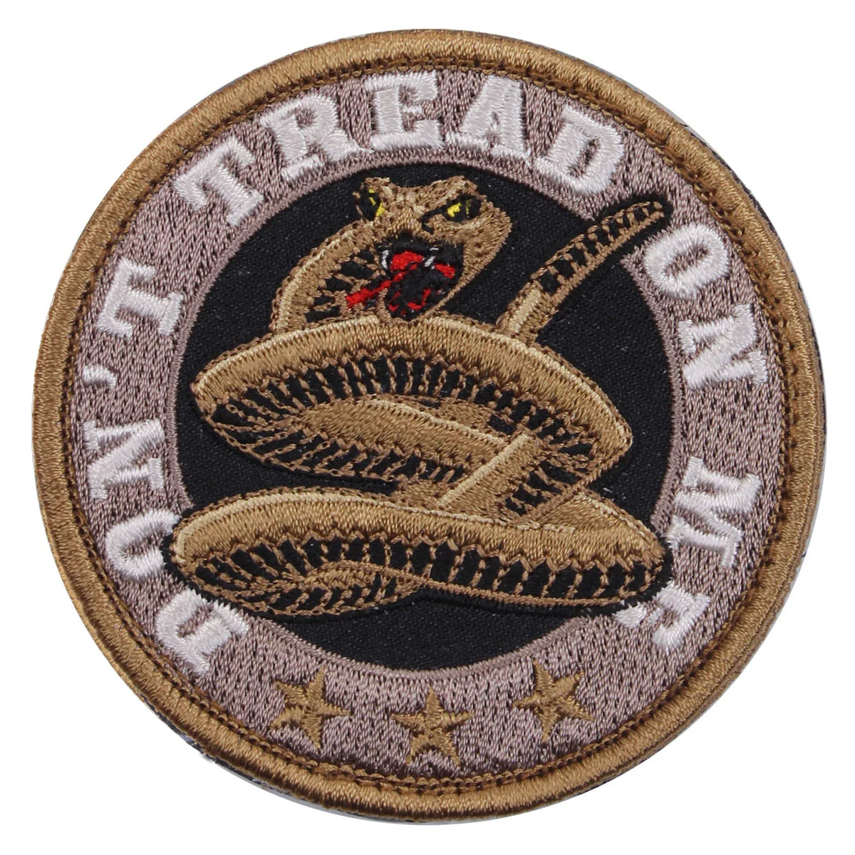 Don’t Tread on me Round Morale Patch - Bulk Packaging