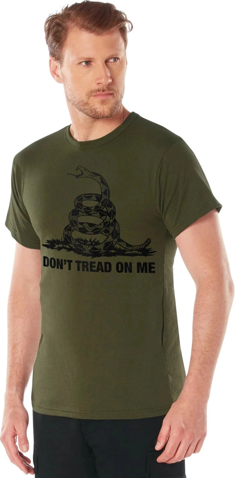 Don’t Tread on me T-shirt - Olive Drab / Xl