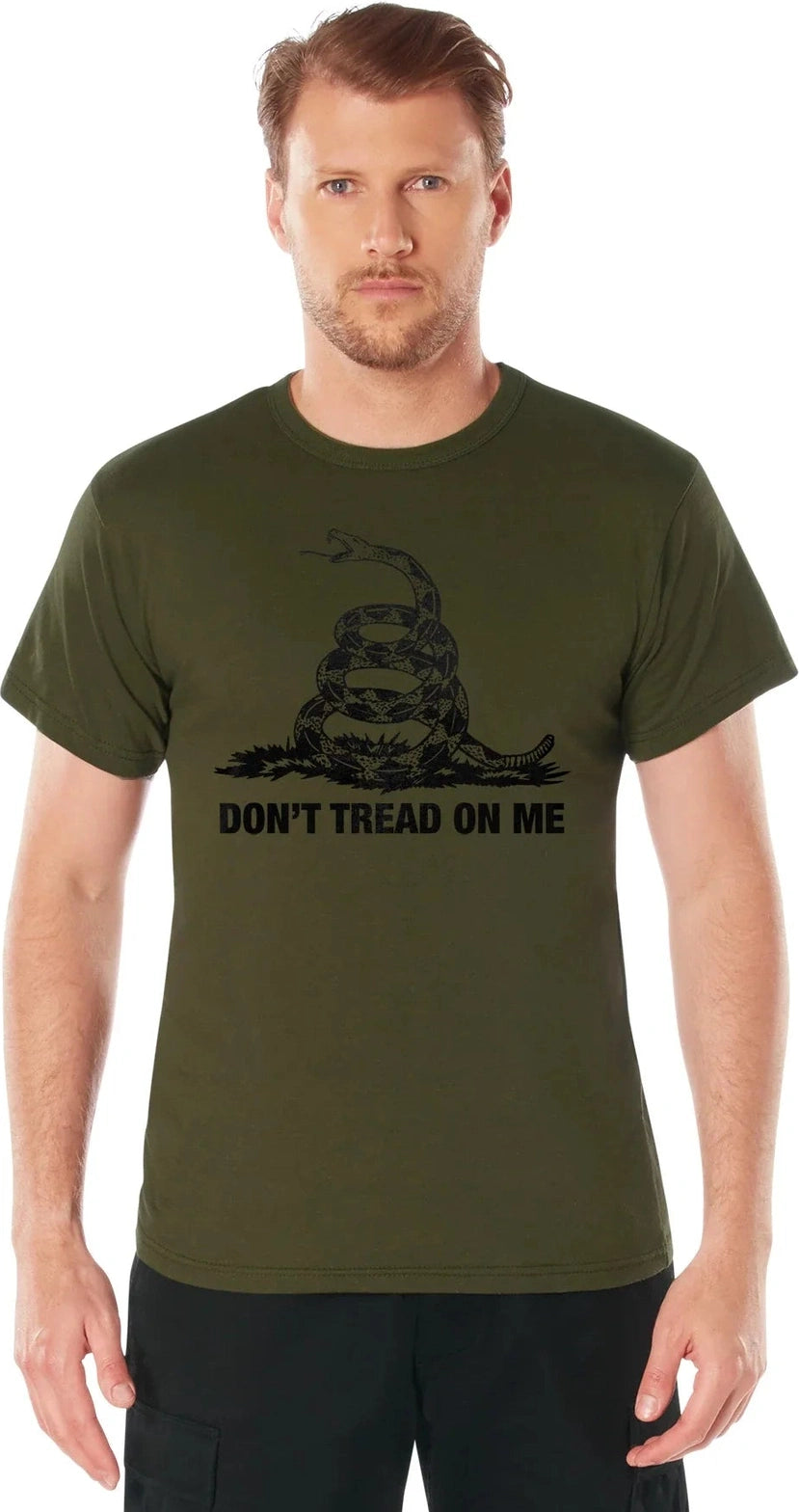 Don’t Tread on me T-shirt - Olive Drab / Xl