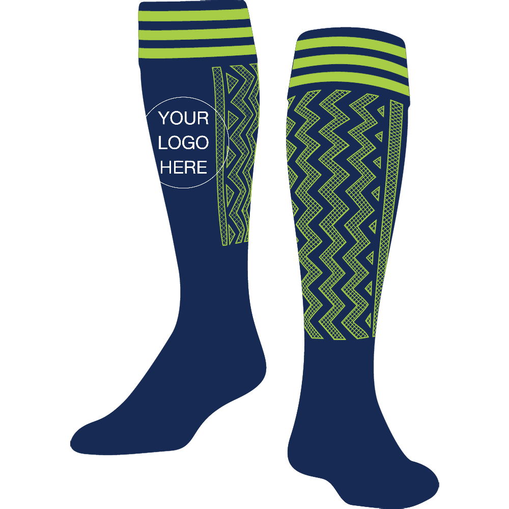 TCK Customizable Knee High Soccer Socks - Premier Striped