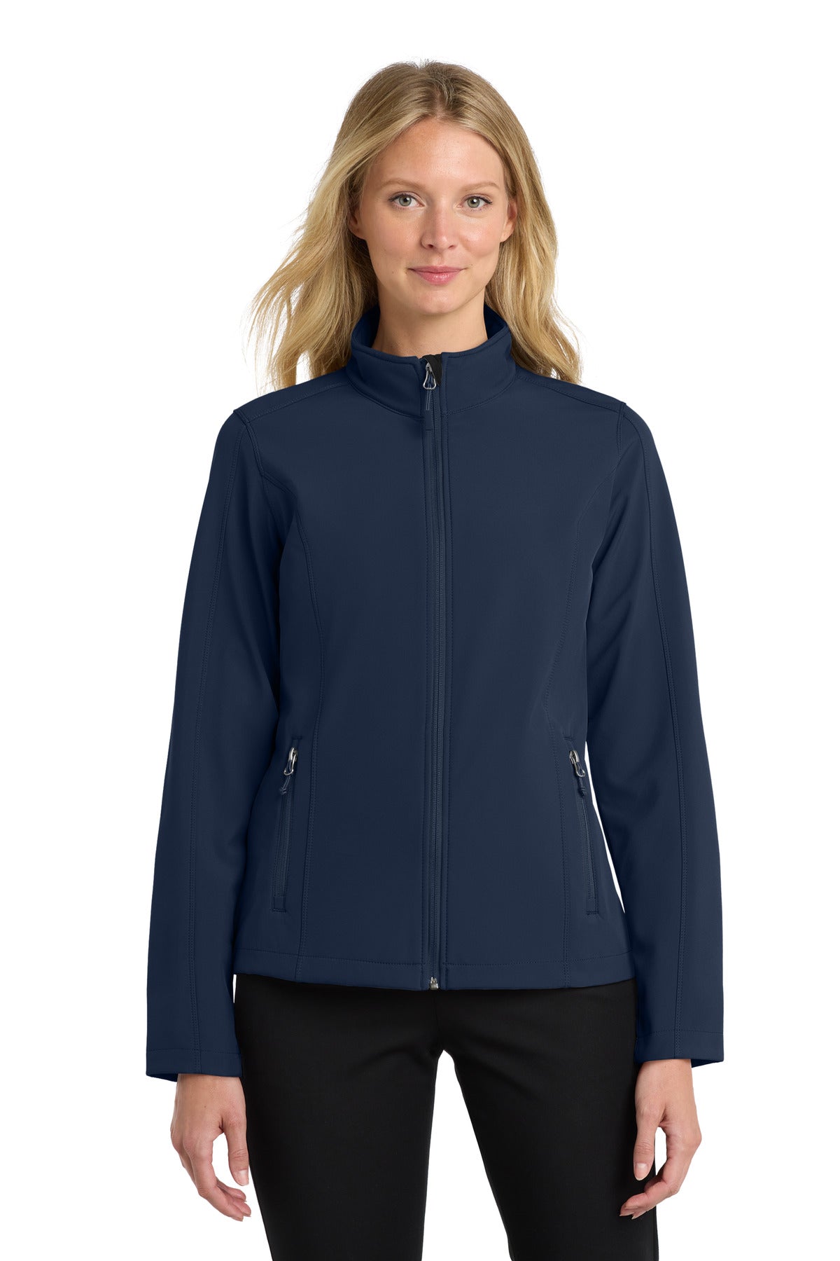 Dress Blue Nvy Port Authority Women's Core Soft Shell Jacket. L317